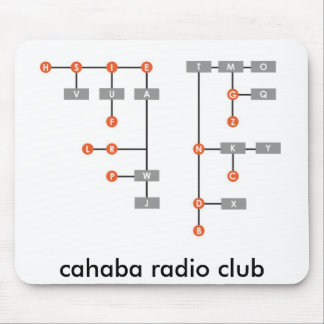 モールス符号のマウスパッド マウスパッド