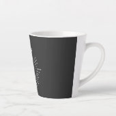 モールス符号アルファベット カフェラテマグ (右)