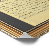 モールス符号アルファベット ポスター (角)