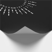 モールス符号アルファベット ラッピングペーパー (角)
