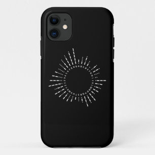 モールス符号アルファベット iPhone 11 ケース