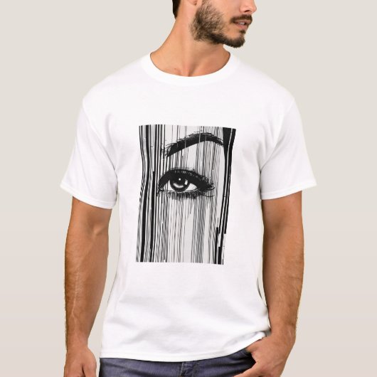 : "モールス・コード表示Tee" Tシャツ (正面)