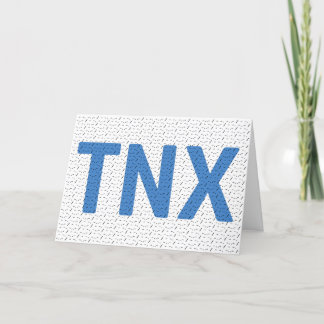 モールス·コード·カードありがとう シーズンカード