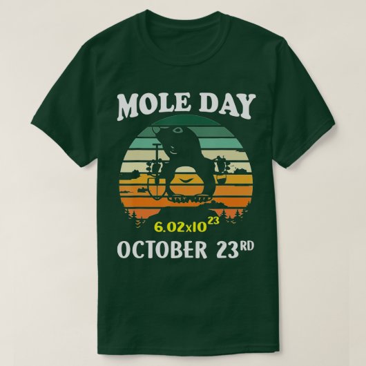 モールデイアボガトロス番号10月23日Ch用ギフト Tシャツ (デザイン正面)