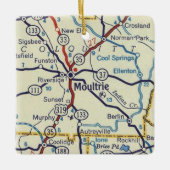 モールトリエGAヴィンテージマップ セラミックオーナメント (正面)