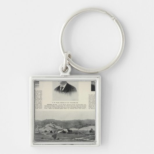 モールトンヒルワイナリー，カリフォルニア キーホルダー (正面)