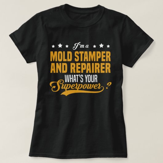 モールドスタンパ及び記録装置 Tシャツ (デザイン正面)