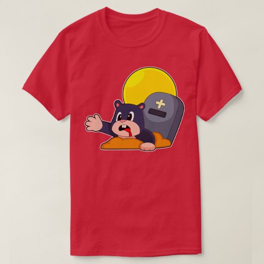 モールハロウィーン墓 Tシャツ (デザイン正面)