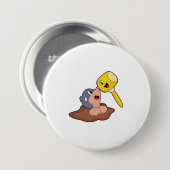 モールハンマー 缶バッジ (正面&裏面)