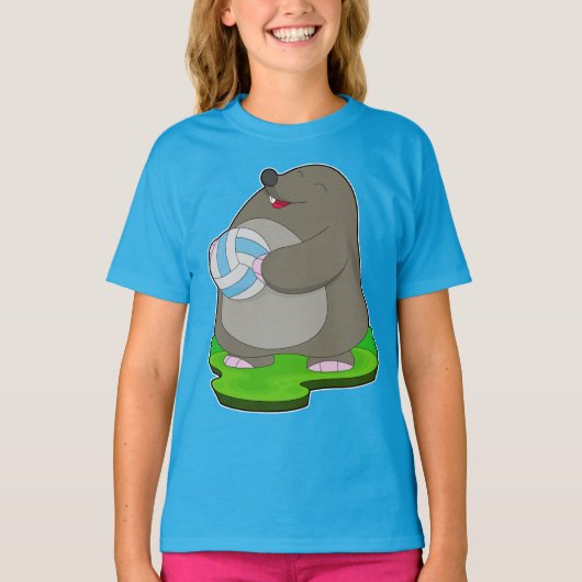 モールバレーボール選手バレーボール Tシャツ (正面)