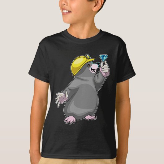 モールマイナー宝石採掘 Tシャツ (正面)