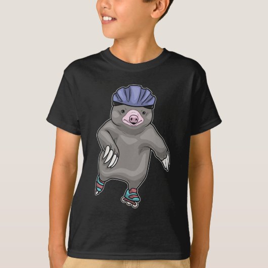 モール インラインスケート ローラー スケート Tシャツ (正面)