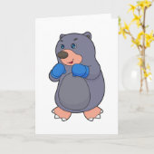 モール ボクシング ボクサー ボクシンググローブ カード (黄色い花)