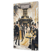 モール・ルージュスタイル、黒と金、リッチな贅沢 クリップボード (左)