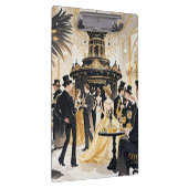 モール・ルージュスタイル、黒と金、リッチな贅沢 クリップボード (右)