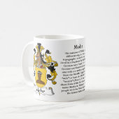 モール、起源、意味および頂上 コーヒーマグカップ (正面左)