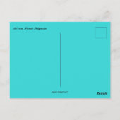 モーレアポリネフランスのシア ポストカード (裏面)