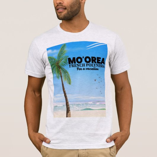 モーレア フレンチポリネシア Tシャツ (正面)