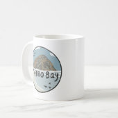 モーロベイセントラルカリフォルニアイラストレーションビーチ コーヒーマグカップ (正面左)