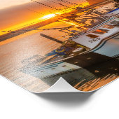 モーロベイハーバーアットサンセットフォトプリント フォトプリント            (角)