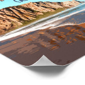 モーロベイロックカリフォルニアヴィンテージ ポスター (角)