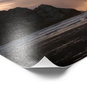 モーロロックビーチサンセット写真 フォトプリント            (角)