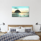 モーロー・ロックと湾の空中眺め キャンバスプリント (インサイチュ (寝室))