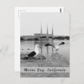 モーロ湾インブラック&ホワイト ポストカード (正面/裏面)