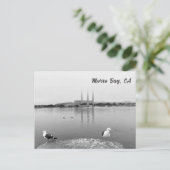 モーロ・ベイ・カリフォルニアのカモメ ポストカード (スタンド正面)