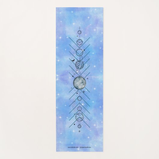 モーンスグラデーションターのヨガインストラクタースタジオ先生 ヨガマット (正面)