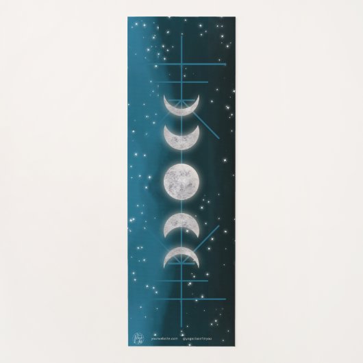 モーンスグラデーションターのヨガインストラクタースタジオ先生 ヨガマット (正面)