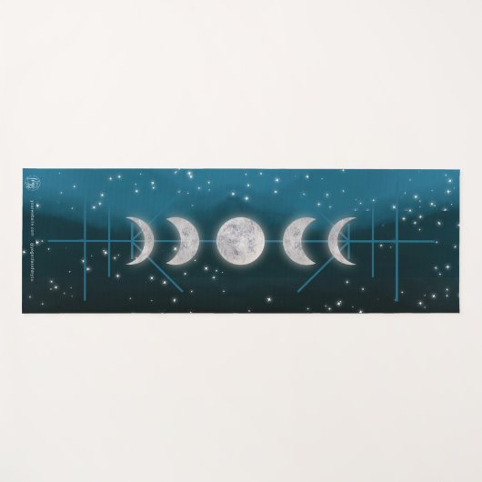 モーンスグラデーションターのヨガインストラクタースタジオ先生 ヨガマット (正面(横))