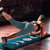 モーンスグラデーションターのヨガインストラクタースタジオ先生 ヨガマット