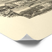 モーンズビルPAパノラママップ – 1898 ポスター (角)