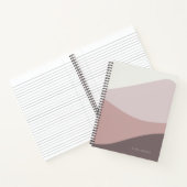 モーヴの波 ノートブック (内部)