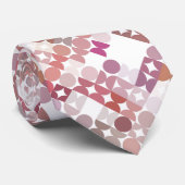 モーヴェタウペダスティ赤面ピンクレトロアートパターン ネクタイ (ロール)