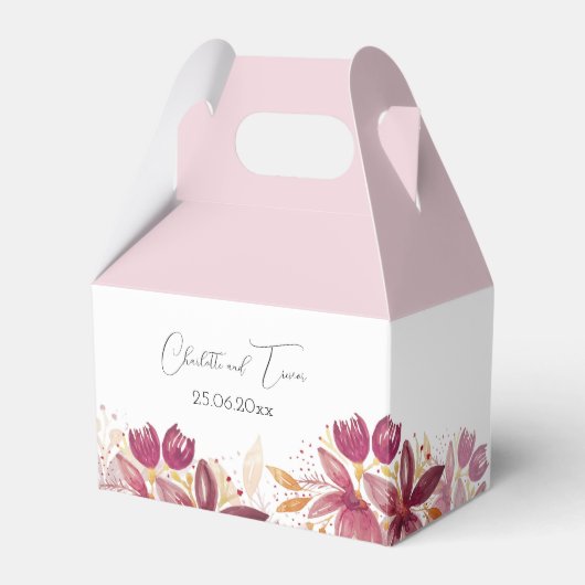 モーヴェテラコッタ赤面エレガントフローラ フェイバーボックス (正面サイド)