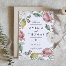 モーヴェピンクアンドホワイトローズフローラ結婚リース