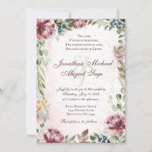 モーヴエレガントピンク牡丹フローラクリスチャン結婚ズ