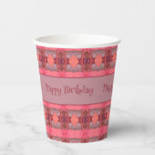 モーヴブルゴーニュ&ピーチ 紙コップ (正面)