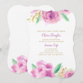 モーヴモーニングフローラ招待状 招待状 (正面/裏面)