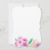 モーヴモーニングフローラ招待状 招待状 (裏面)