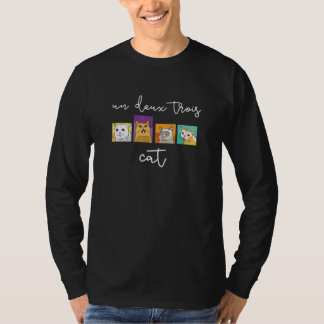 モー子猫カウンドゥトロワネコ子猫 Tシャツ