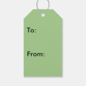 モー牛の贈り物ラベル ギフトタグ (裏面)