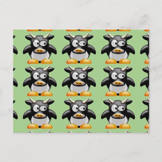 モー牛はがき ポストカード (正面)