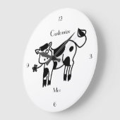 モー牛雷_コーブ ラージ壁時計 (傾斜)