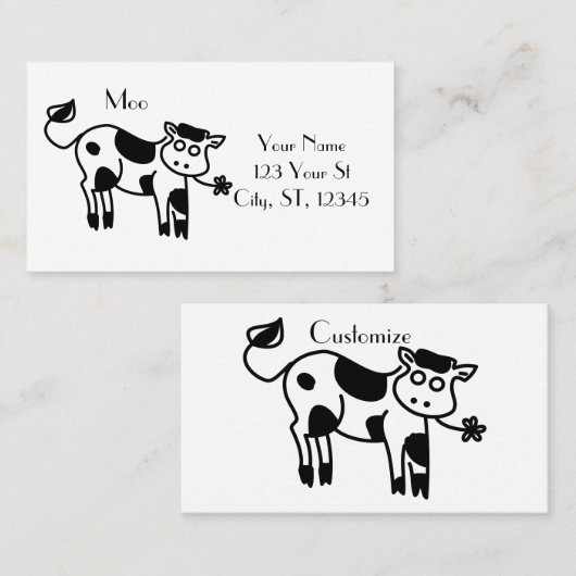 モー牛雷_コーブ 名刺 (正面/裏面)