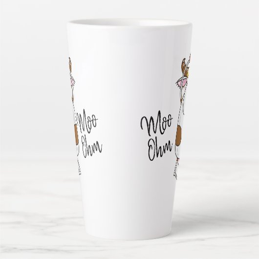 モー牛 カフェラテマグ (正面)