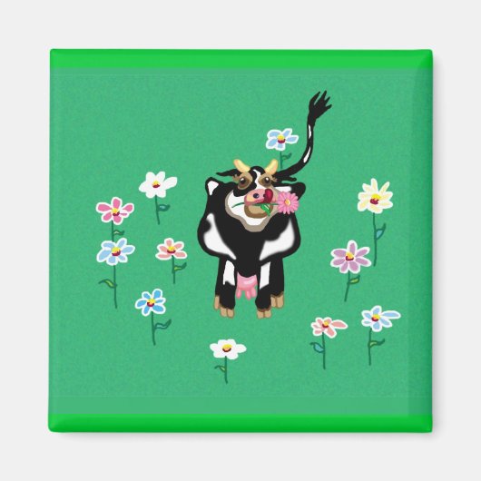 モー牛 マグネット (正面)