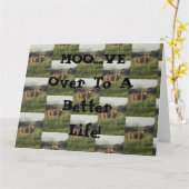 モー...もう終わりだ！ カード (黄色い花)